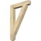 Ekena Millwork Traditional Craftsman Rough Sawn Bracket, Douglas Fir, 4"W x 26"D x 38"H BKT04X26X38TRA04RDF - alternate 1